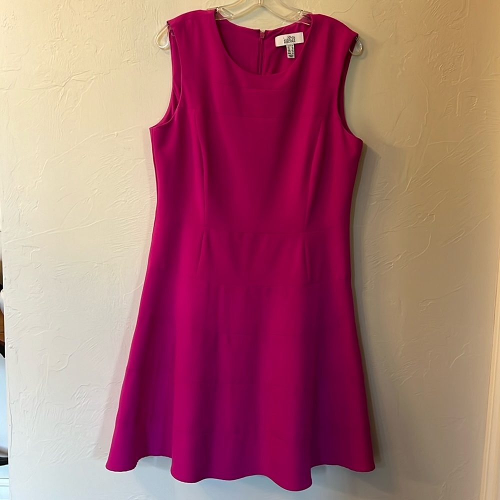Hot pink Belle Badgley Mischka dress.  Size 14